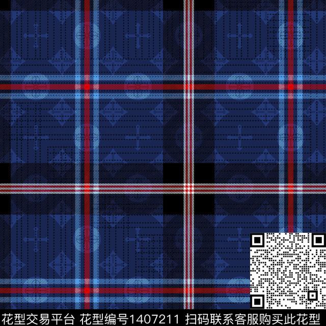 简约商务大牌风数码印花华亿平台下载（图片编号: 1407211） - 瓦栏（Walan）