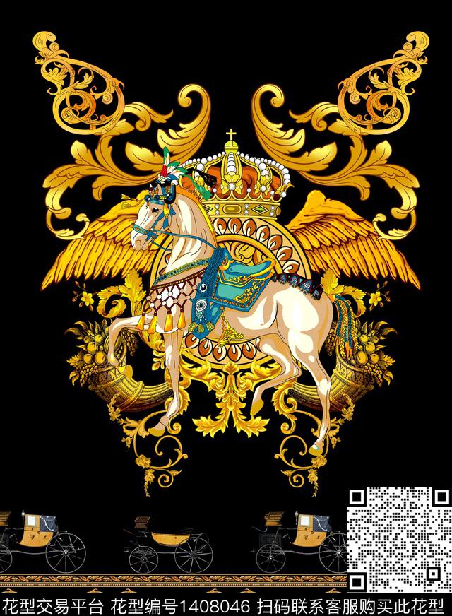 定位花动物花卉ETRO数码印花华亿平台下载（图片编号: 1408046） - 瓦栏（Walan）