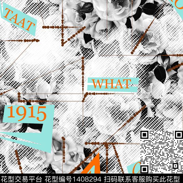 几何男装满版花大牌风传统印花华亿平台下载（图片编号: 1408294） - 瓦栏（Walan）