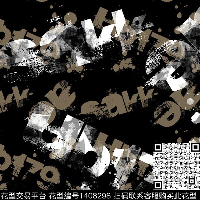 几何男装满版花字母传统印花华亿平台下载（图片编号: 1408298） - 瓦栏（Walan）