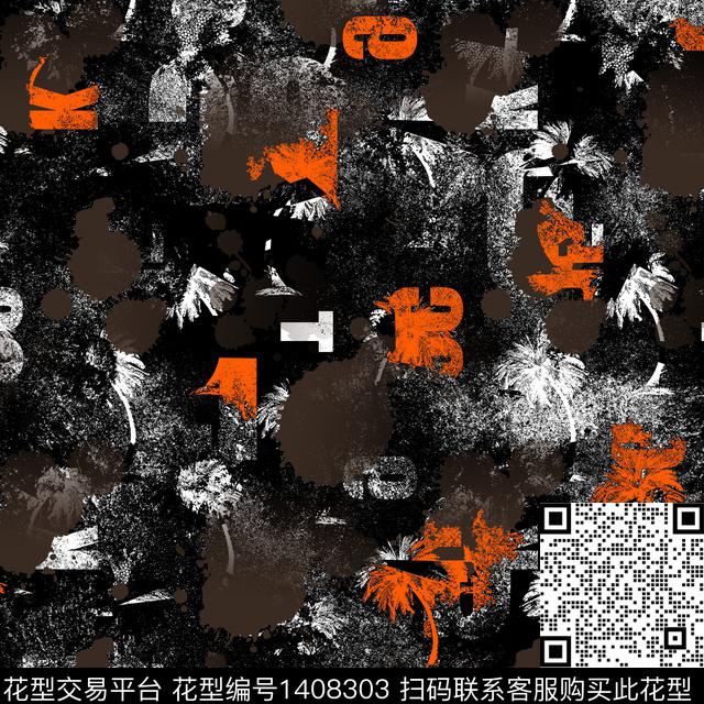 几何男装满版花大牌风传统印花华亿平台下载（图片编号: 1408303） - 瓦栏（Walan）