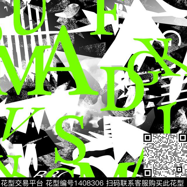 几何男装满版花字母传统印花华亿平台下载（图片编号: 1408306） - 瓦栏（Walan）