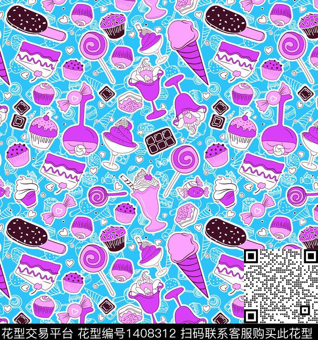 韩版系列可爱系列淘宝热卖系列传统印花华亿平台下载（图片编号: 1408312） - 瓦栏（Walan）