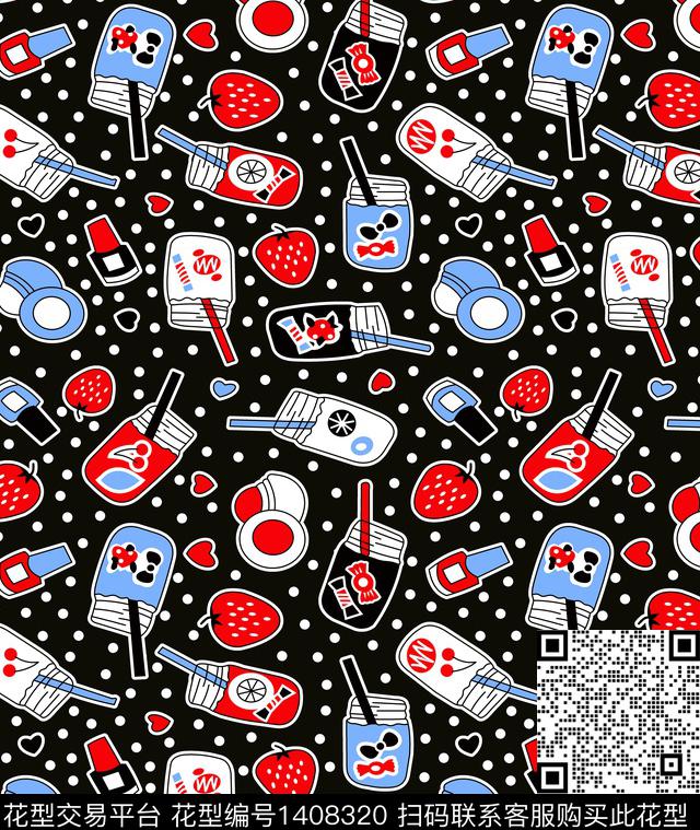 韩版系列童装童装系列可爱系列传统印花华亿平台下载（图片编号: 1408320） - 瓦栏（Walan）