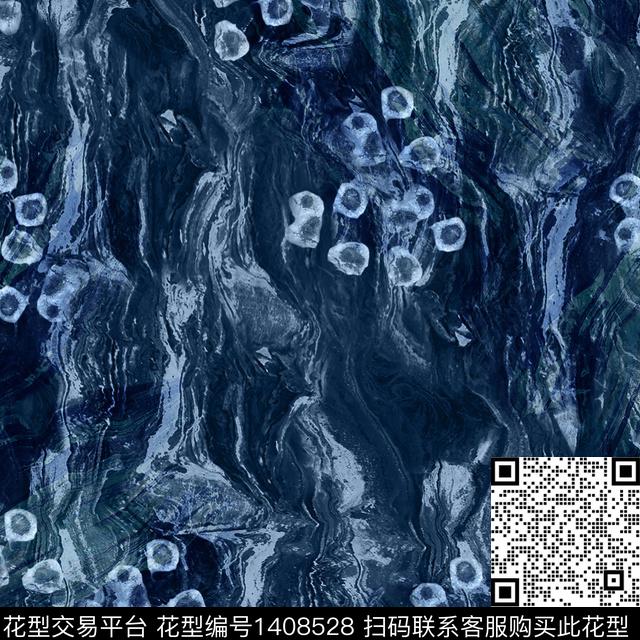 波浪纹扎染华亿平台大理石数码印花华亿平台下载（图片编号: 1408528） - 瓦栏（Walan）