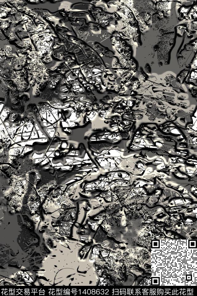 抽象男装家居服户外传统印花华亿平台下载（图片编号: 1408632） - 瓦栏（Walan）