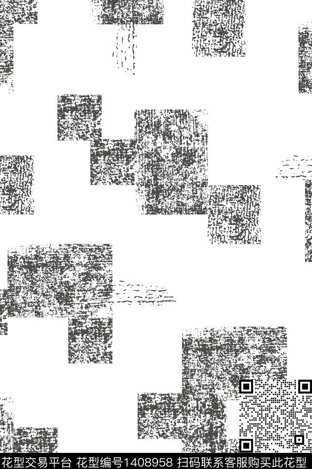 几何肌理男装传统印花华亿平台下载（图片编号: 1408958） - 瓦栏（Walan）