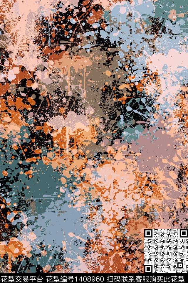 抽象男装家居服户外传统印花华亿平台下载（图片编号: 1408960） - 瓦栏（Walan）