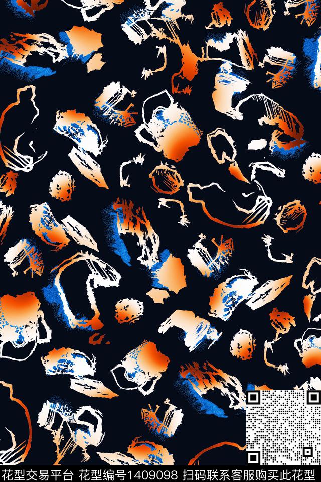 几何年轻女性大牌风数码印花华亿平台下载（图片编号: 1409098） - 瓦栏（Walan）