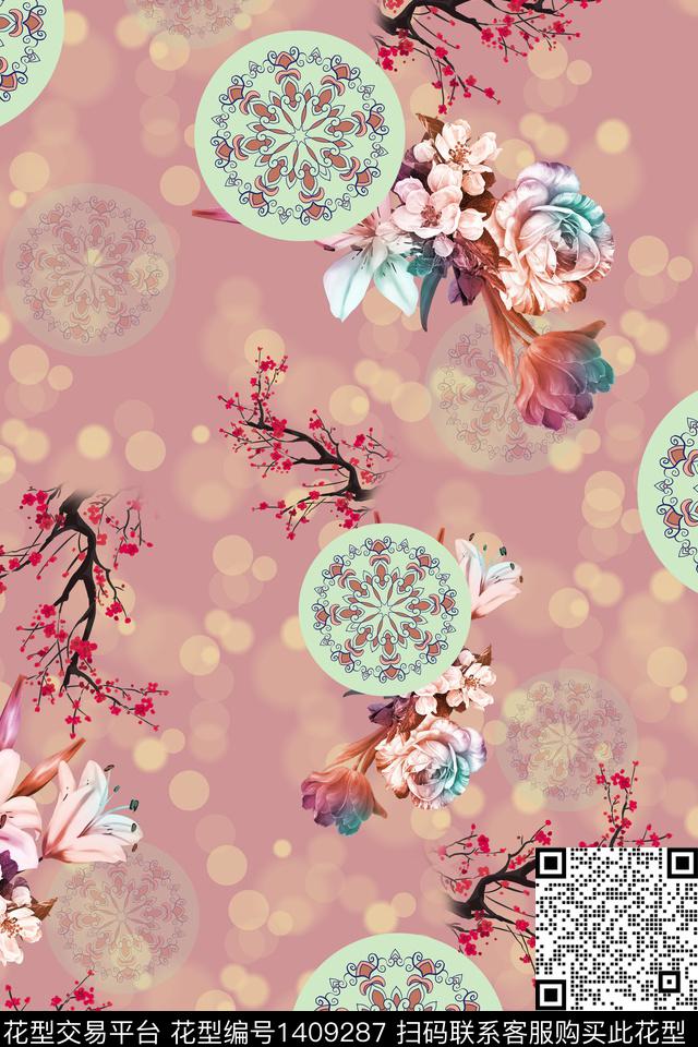 女装棉麻中国风传统印花华亿平台下载（图片编号: 1409287） - 瓦栏（Walan）