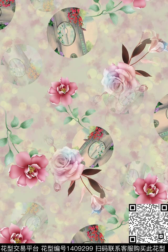 女装棉麻中国风传统印花华亿平台下载（图片编号: 1409299） - 瓦栏（Walan）