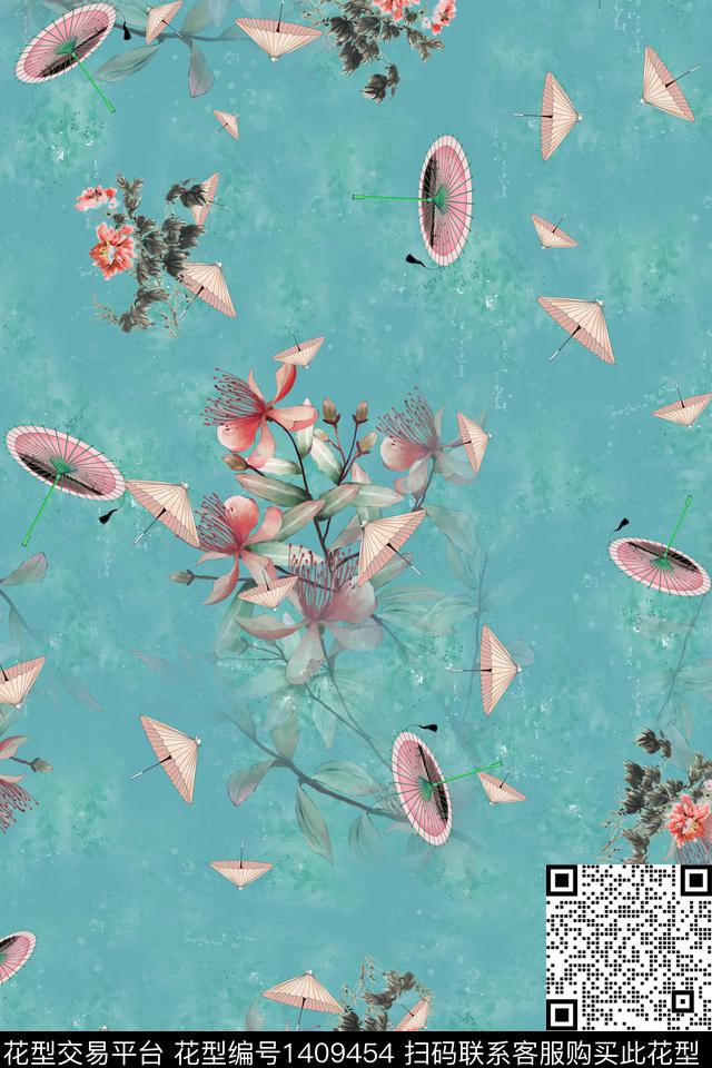 女装棉麻中国风传统印花华亿平台下载（图片编号: 1409454） - 瓦栏（Walan）