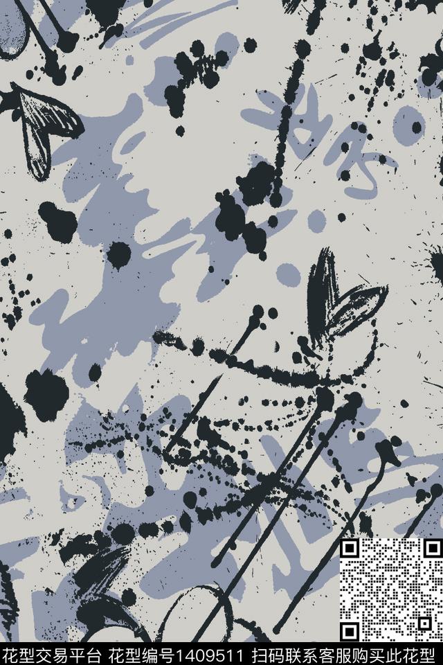 几何男装满版花字母传统印花华亿平台下载（图片编号: 1409511） - 瓦栏（Walan）