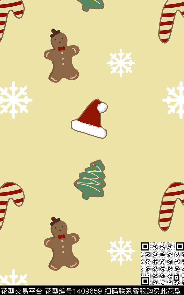 可爱卡通温暖传统印花华亿平台下载（图片编号: 1409659） - 瓦栏（Walan）