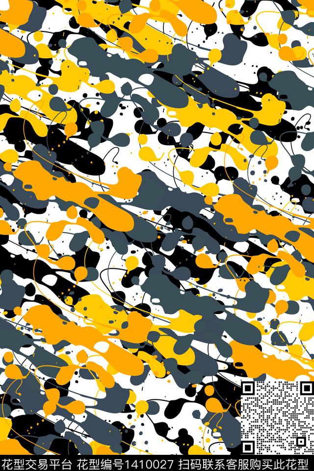 抽象男装家居服户外传统印花华亿平台下载（图片编号: 1410027） - 瓦栏（Walan）