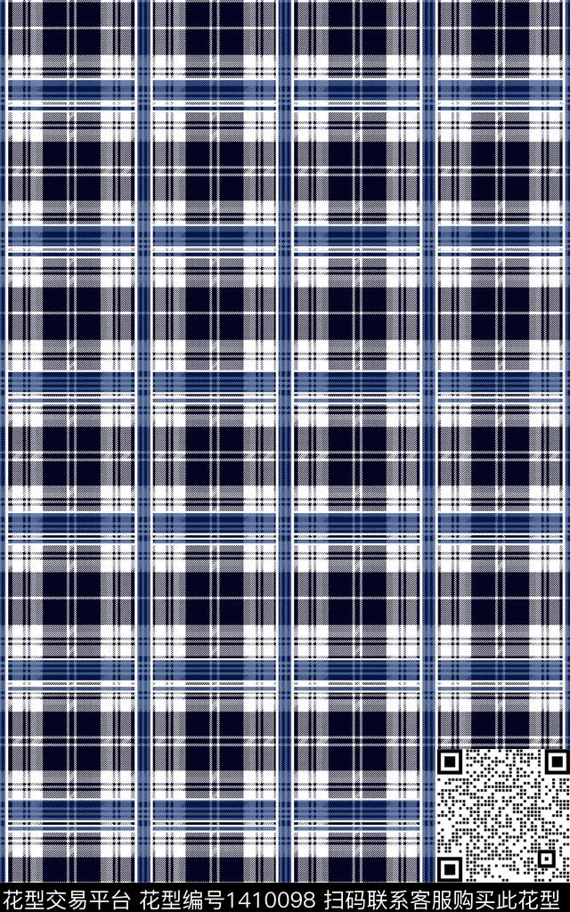 线条格子满版散花数码印花华亿平台下载（图片编号: 1410098） - 瓦栏（Walan）