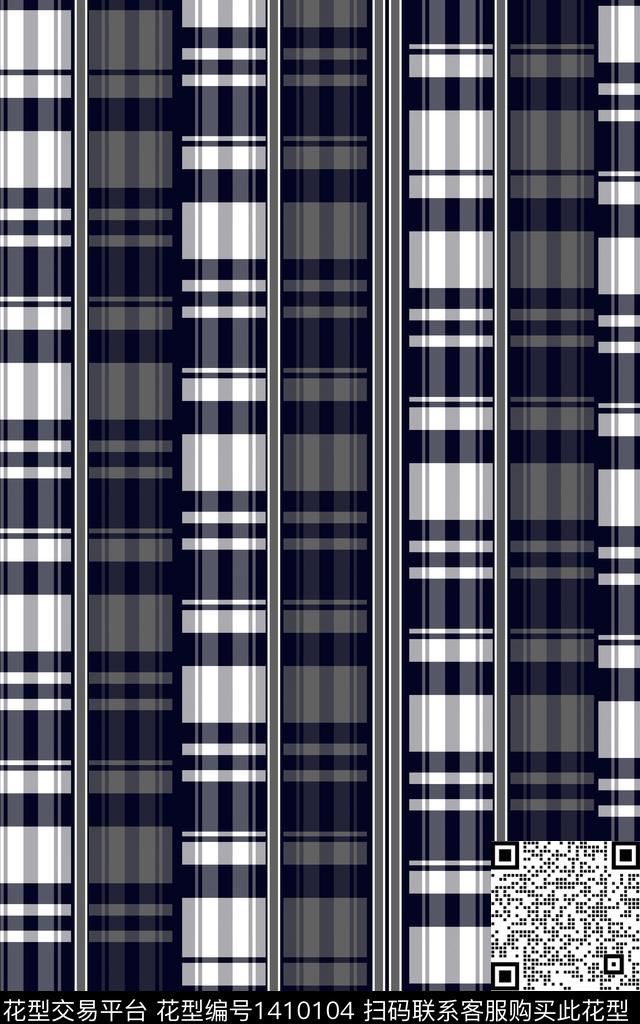 线条满版散花条纹传统印花华亿平台下载（图片编号: 1410104） - 瓦栏（Walan）