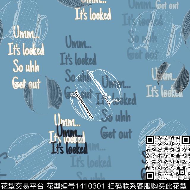 几何字母大牌风传统印花华亿平台下载（图片编号: 1410301） - 瓦栏（Walan）