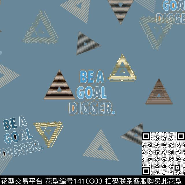 几何字母大牌风传统印花华亿平台下载（图片编号: 1410303） - 瓦栏（Walan）