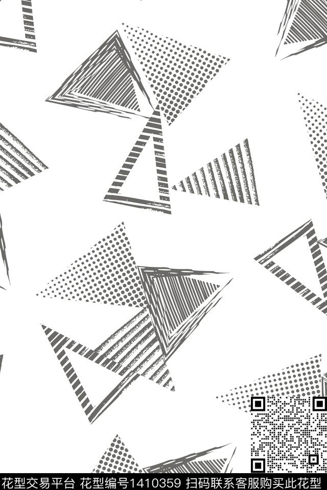 线条几何男装传统印花华亿平台下载（图片编号: 1410359） - 瓦栏（Walan）