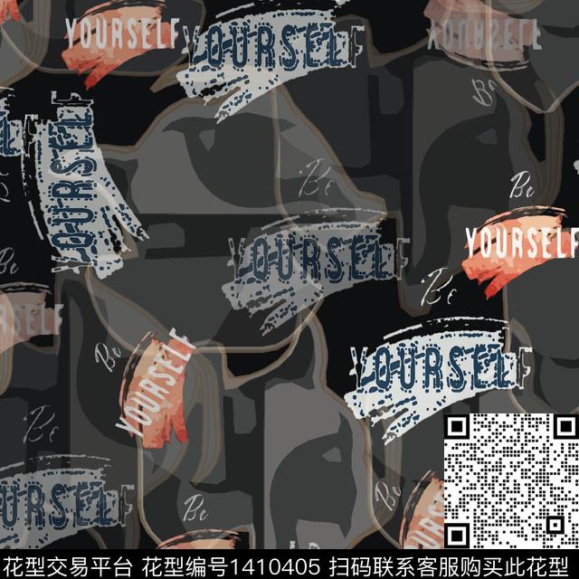 几何字母大牌风传统印花华亿平台下载（图片编号: 1410405） - 瓦栏（Walan）