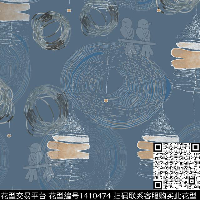 几何动物大牌风传统印花华亿平台下载（图片编号: 1410474） - 瓦栏（Walan）