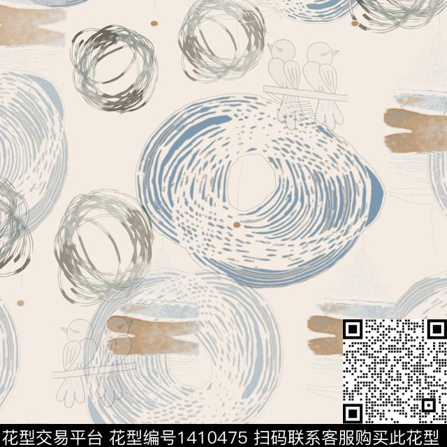 几何动物大牌风传统印花华亿平台下载（图片编号: 1410475） - 瓦栏（Walan）