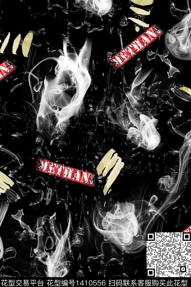 字母数码华亿平台满版散花数码印花华亿平台下载（图片编号: 1410556） - 瓦栏（Walan）