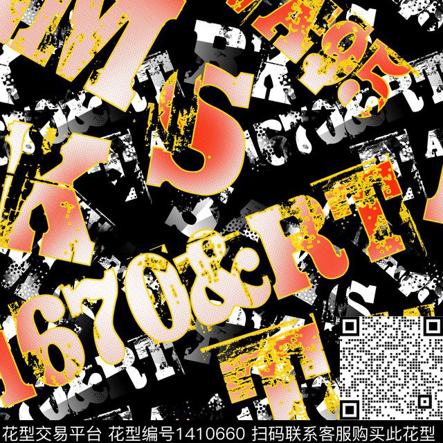 几何男装满版花字母传统印花华亿平台下载（图片编号: 1410660） - 瓦栏（Walan）