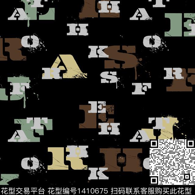 几何男装满版花字母传统印花华亿平台下载（图片编号: 1410675） - 瓦栏（Walan）