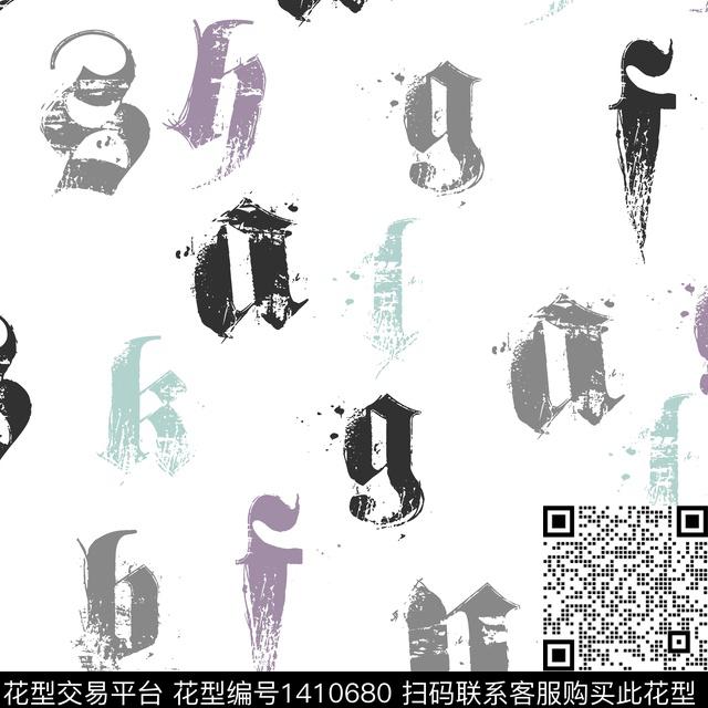 几何男装满版花字母传统印花华亿平台下载（图片编号: 1410680） - 瓦栏（Walan）