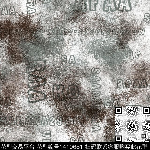 几何男装满版花字母传统印花华亿平台下载（图片编号: 1410681） - 瓦栏（Walan）