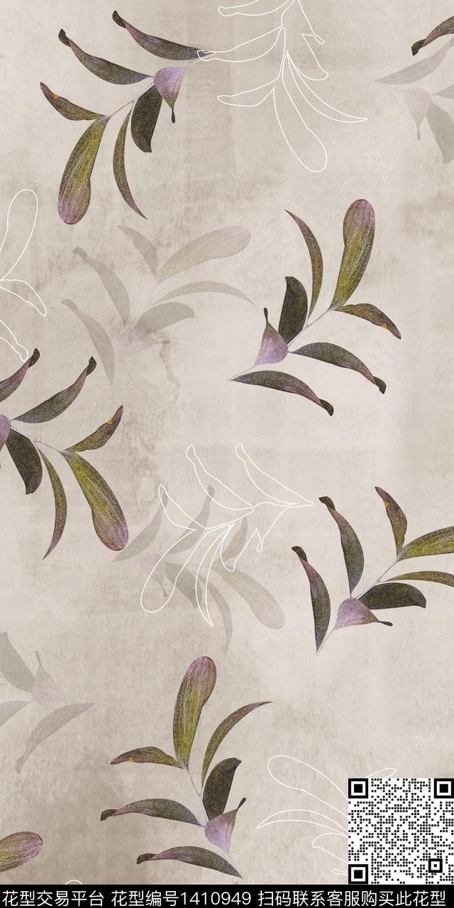 女装花卉数码印花华亿平台下载（图片编号: 1410949） - 瓦栏（Walan）