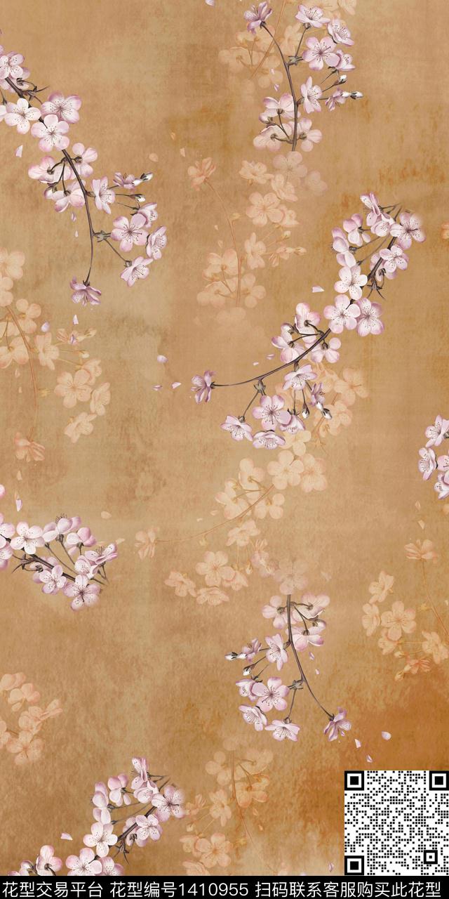 女装花卉数码印花华亿平台下载（图片编号: 1410955） - 瓦栏（Walan）