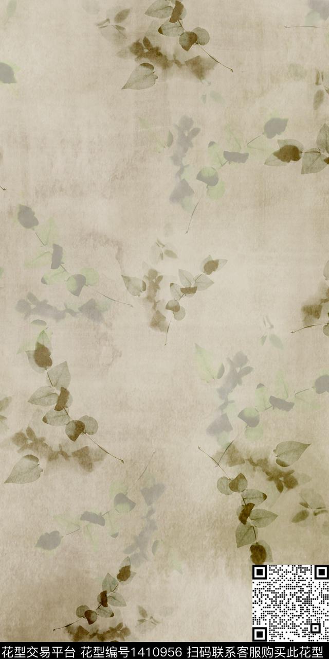 女装花卉数码印花华亿平台下载（图片编号: 1410956） - 瓦栏（Walan）