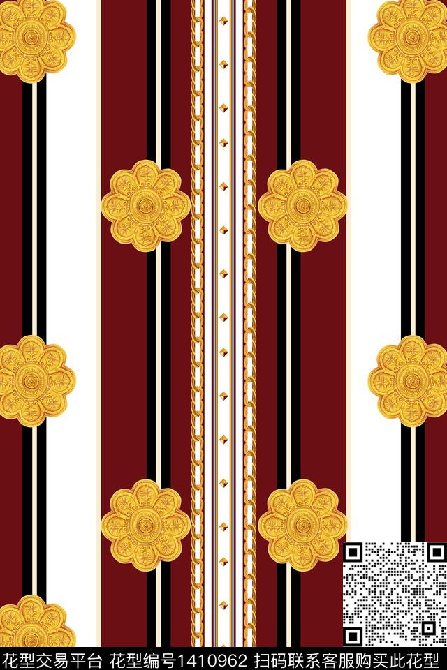 几何大牌风欧洲传统印花华亿平台下载（图片编号: 1410962） - 瓦栏（Walan）