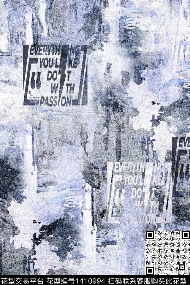 男装满版花字母男装数码印花华亿平台下载（图片编号: 1410994） - 瓦栏（Walan）