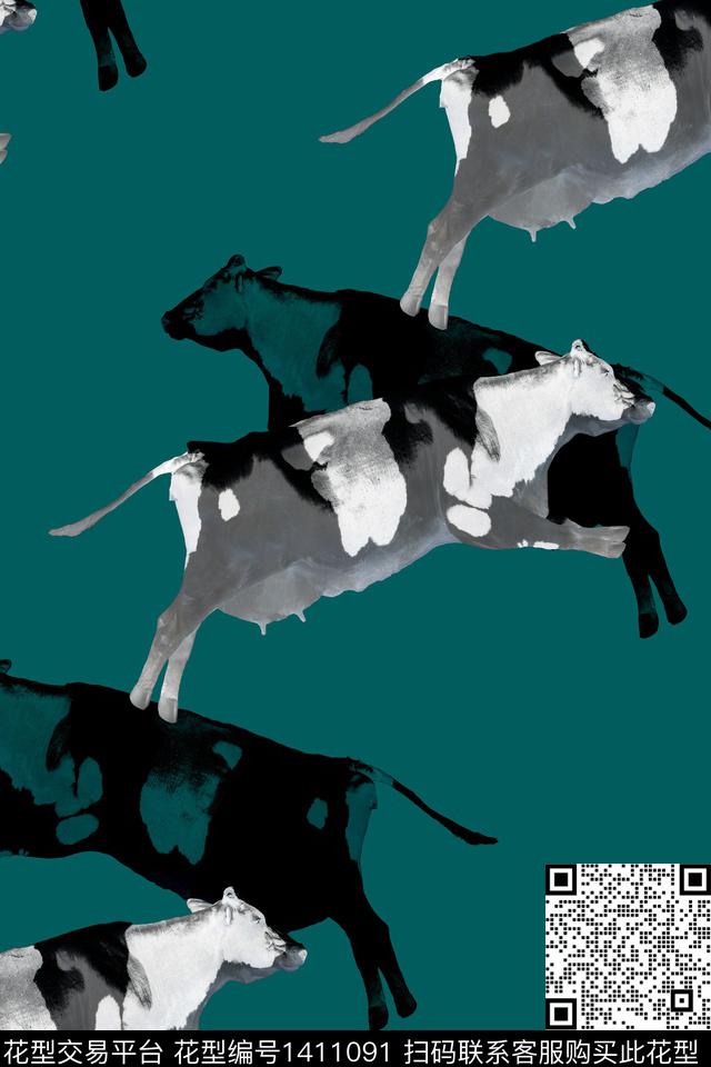 几何时尚大牌风数码印花华亿平台下载（图片编号: 1411091） - 瓦栏（Walan）