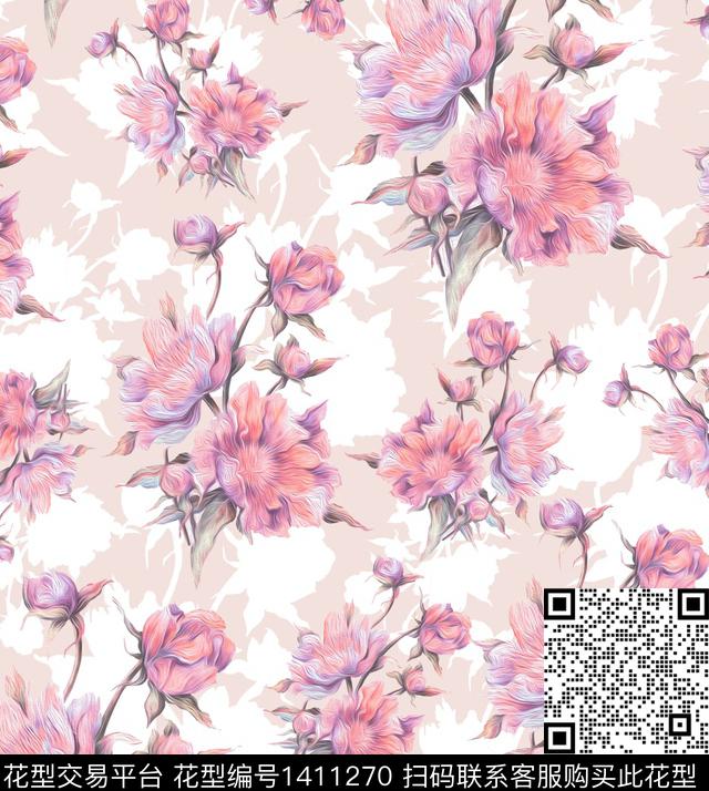 炫彩数码华亿平台肌理数码印花华亿平台下载（图片编号: 1411270） - 瓦栏（Walan）