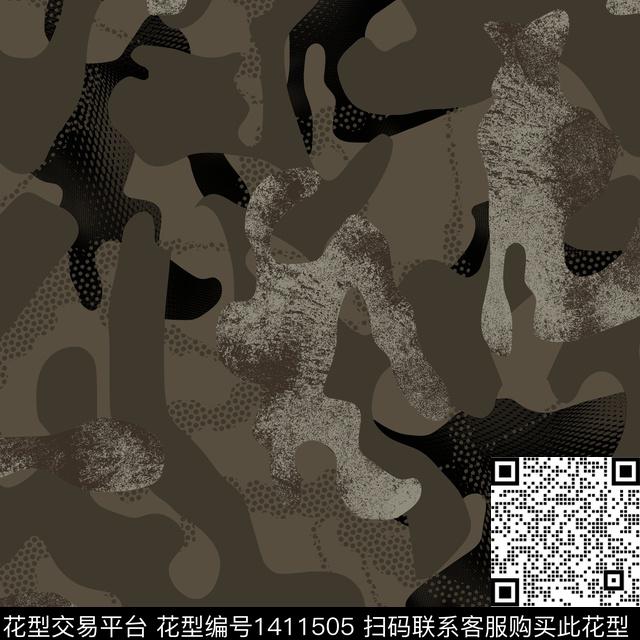 纸印花几何男装满版花传统印花华亿平台下载（图片编号: 1411505） - 瓦栏（Walan）