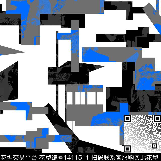 纸印花几何男装满版花传统印花华亿平台下载（图片编号: 1411511） - 瓦栏（Walan）