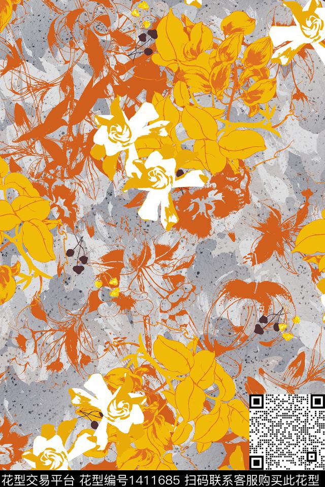 年轻女性大牌风潮牌数码印花华亿平台下载（图片编号: 1411685） - 瓦栏（Walan）