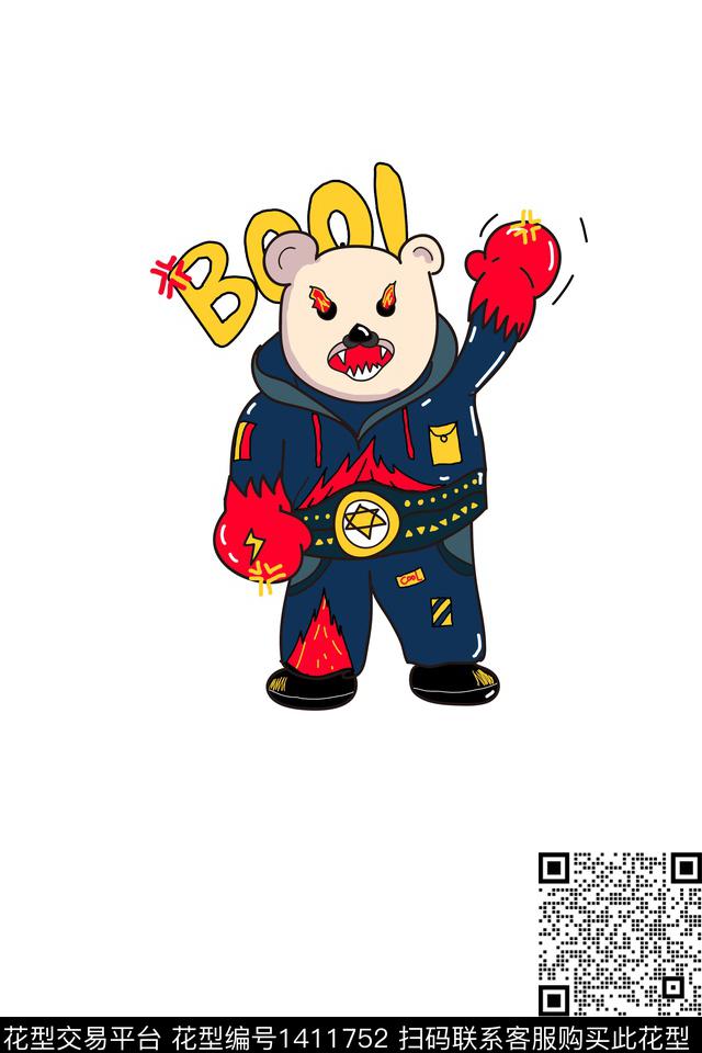 定位花童装卡通数码印花华亿平台下载（图片编号: 1411752） - 瓦栏（Walan）