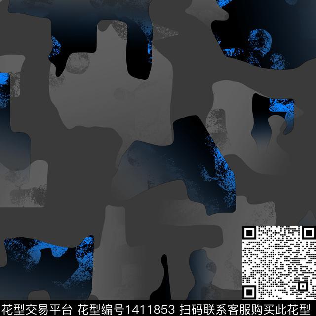 纸印花几何男装满版花传统印花华亿平台下载（图片编号: 1411853） - 瓦栏（Walan）