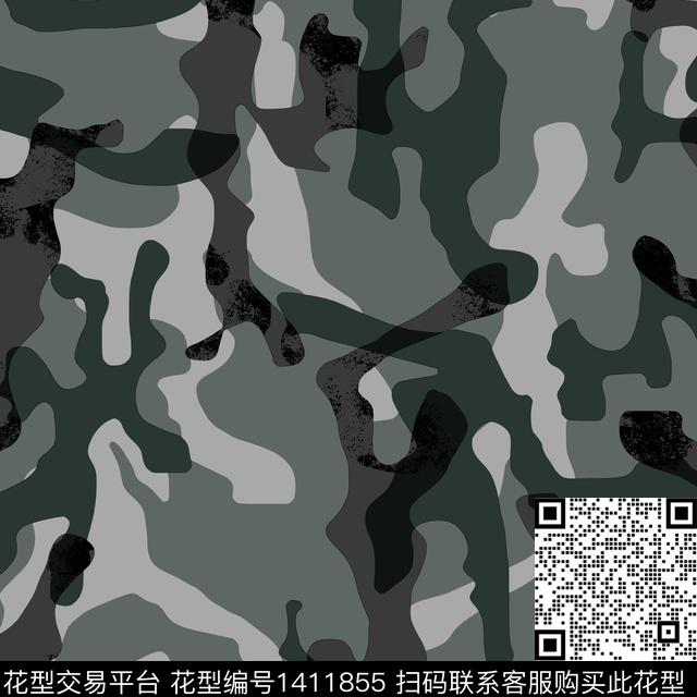 纸印花几何男装满版花传统印花华亿平台下载（图片编号: 1411855） - 瓦栏（Walan）