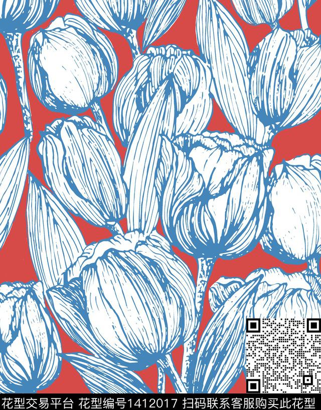 线条几何简约传统印花华亿平台下载（图片编号: 1412017） - 瓦栏（Walan）