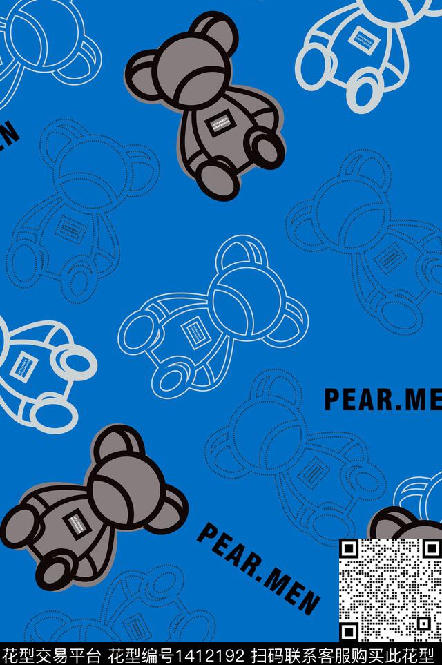 卡通审童装传统印花华亿平台下载（图片编号: 1412192） - 瓦栏（Walan）