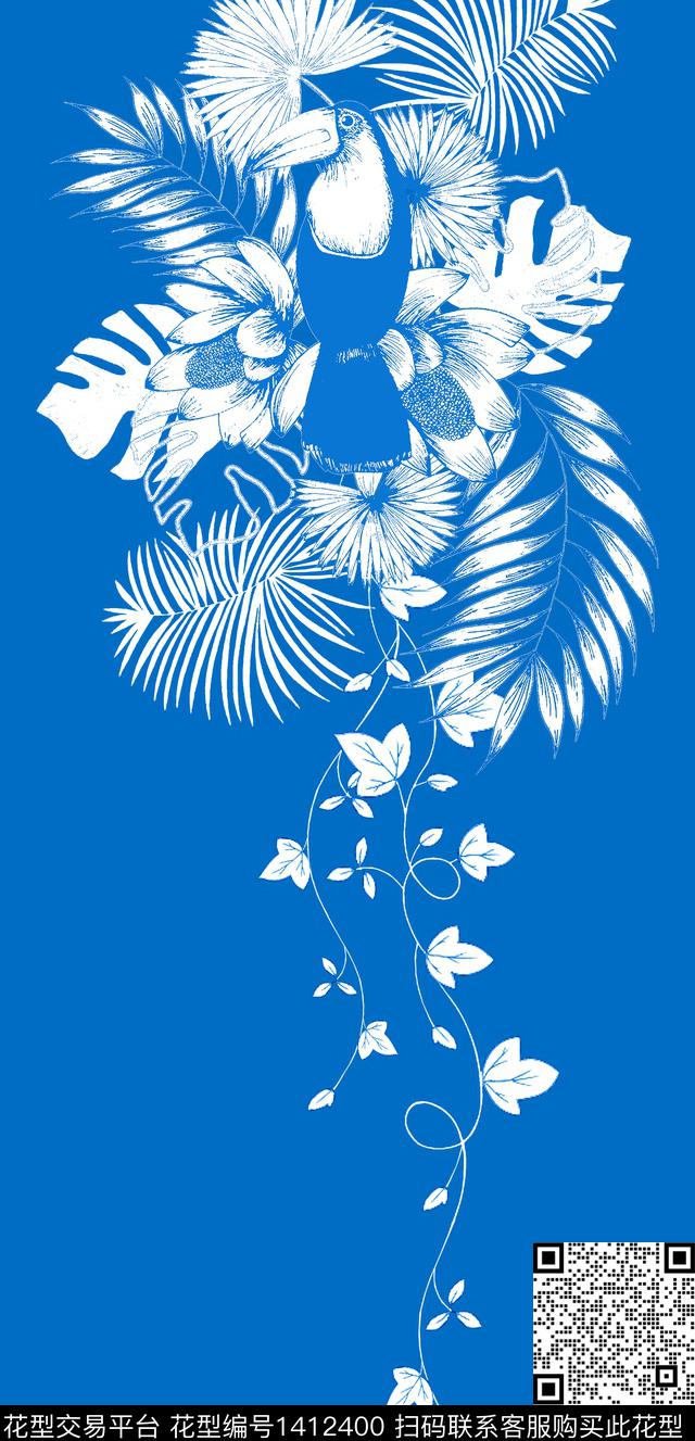 ALEXANDERMcQueen大牌风玫瑰花数码印花华亿平台下载（图片编号: 1412400） - 瓦栏（Walan）