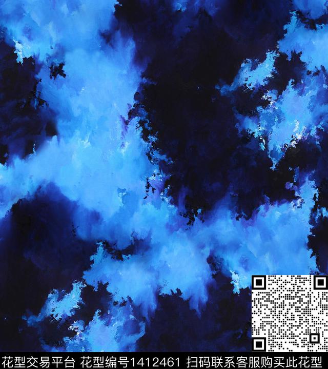 扎染华亿平台大牌风MONCLER数码印花华亿平台下载（图片编号: 1412461） - 瓦栏（Walan）