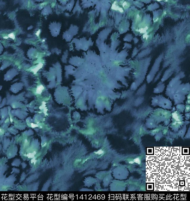 扎染华亿平台大牌风MONCLER数码印花华亿平台下载（图片编号: 1412469） - 瓦栏（Walan）